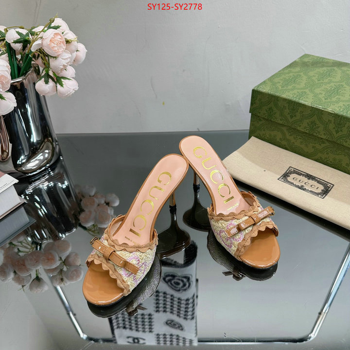 Women Shoes-Gucci replica 2023 perfect luxury ID: SY2778 $: 125USD