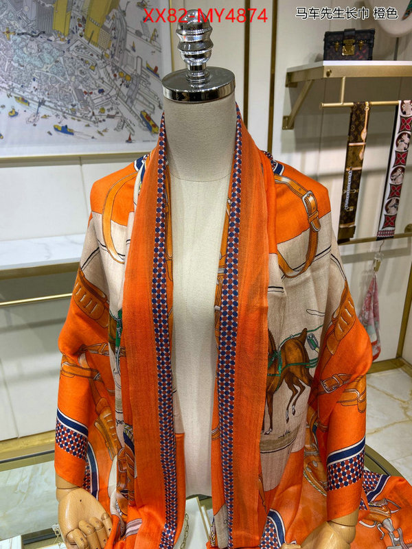 Scarf-Hermes shop cheap high quality 1:1 replica ID: MY4874 $: 82USD