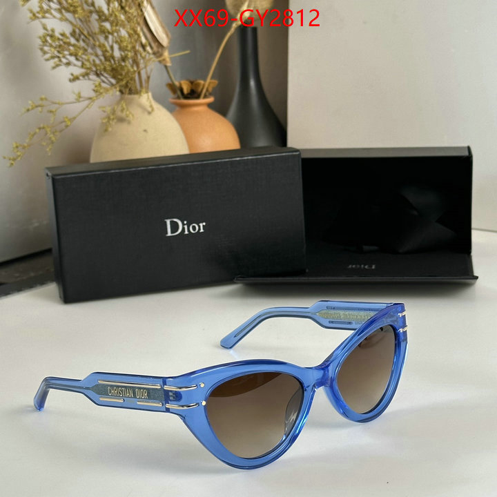 Glasses-Dior replica aaaaa+ designer ID: GY2812 $: 69USD