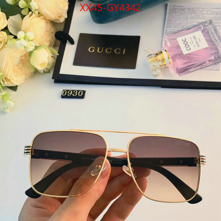 Glasses-Gucci 2023 aaaaa replica customize ID: GY4342 $: 45USD