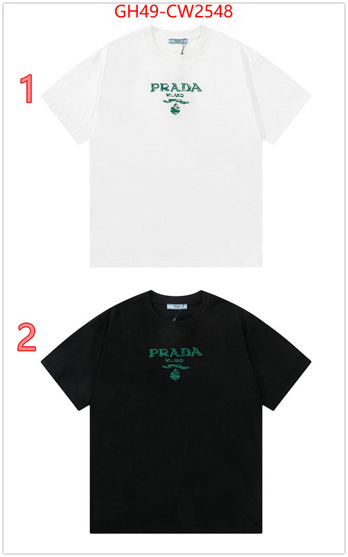 Clothing-Prada where to find the best replicas ID: CW2548 $: 49USD