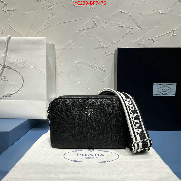 Prada Bags (TOP)-Diagonal- highest quality replica ID: BP7476 $: 239USD