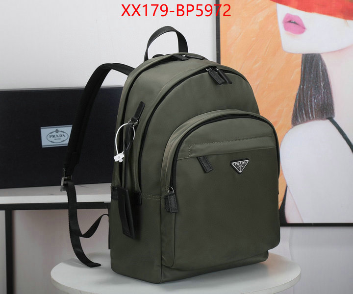 Prada Bags (TOP)-Backpack- buy the best high quality replica ID: BP5972 $: 179USD