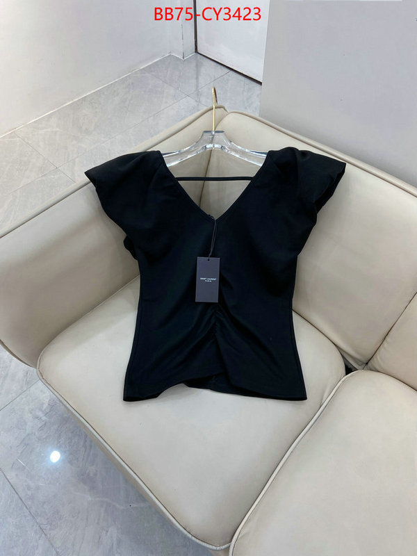 Clothing-YSL replica wholesale ID: CY3423 $: 75USD