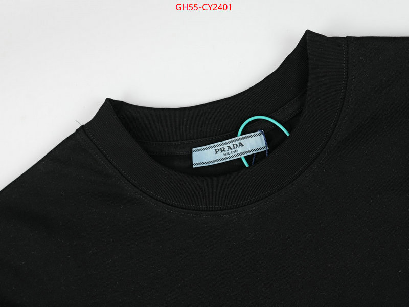 Clothing-Prada top quality designer replica ID: CY2401 $: 55USD