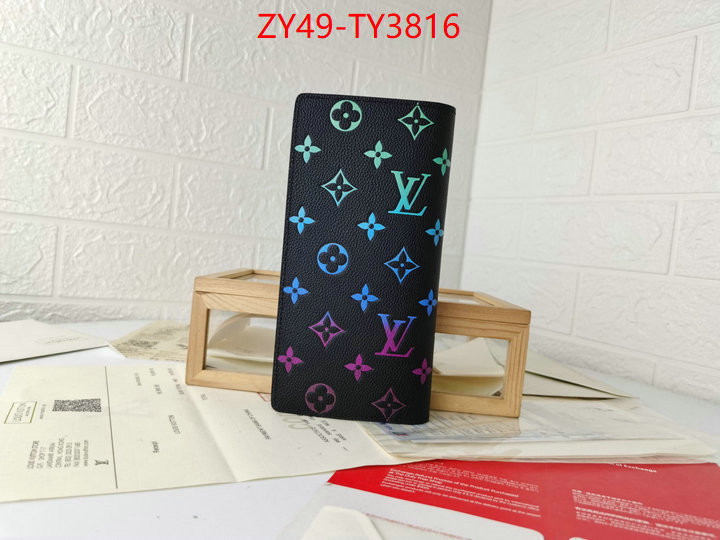 LV Bags(4A)-Wallet knockoff ID: TY3816 $: 49USD