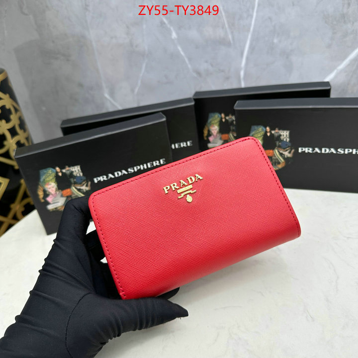 Prada Bags (4A)-Wallet high quality ID: TY3849 $: 55USD