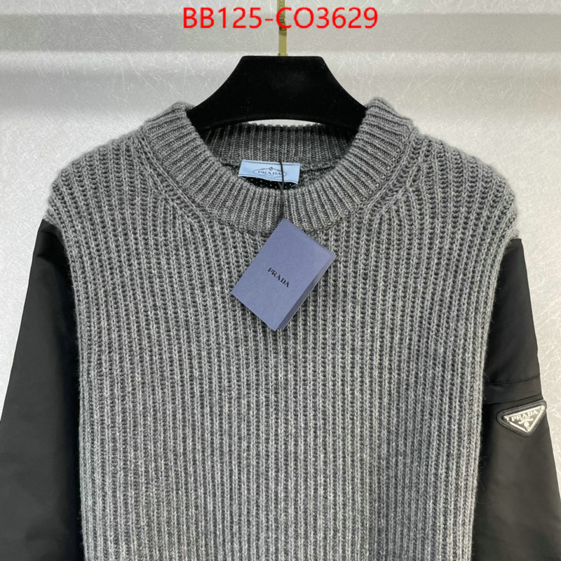 Clothing-Prada replica us ID: CO3629 $: 125USD