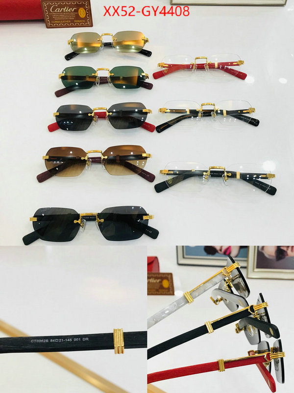 Glasses-Cartier 2023 aaaaa replica customize ID: GY4408 $: 52USD