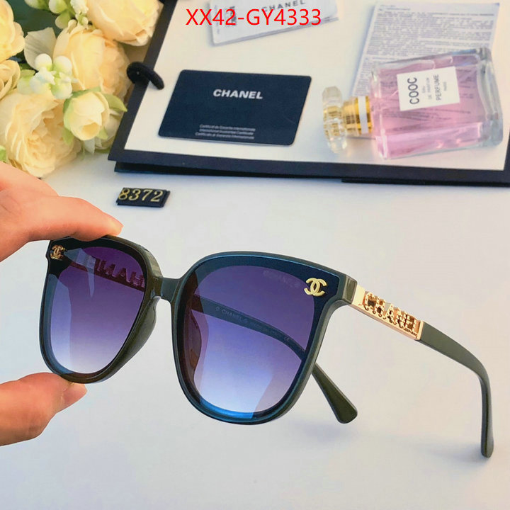 Glasses-Chanel top perfect fake ID: GY4333 $: 42USD