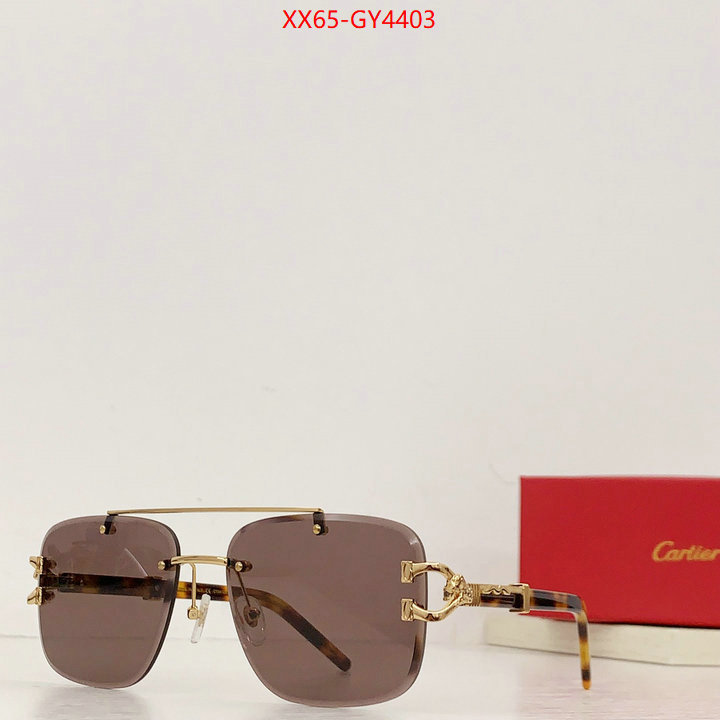 Glasses-Cartier wholesale designer shop ID: GY4403 $: 65USD