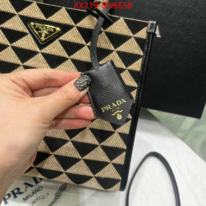 Prada Bags (TOP)-Handbag- the highest quality fake ID: BN6658 $: 219USD