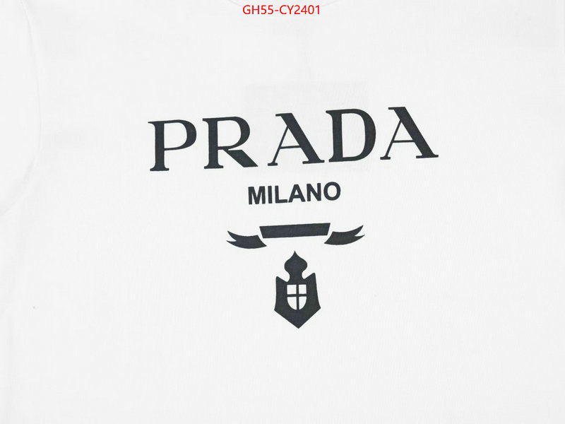 Clothing-Prada top quality designer replica ID: CY2401 $: 55USD