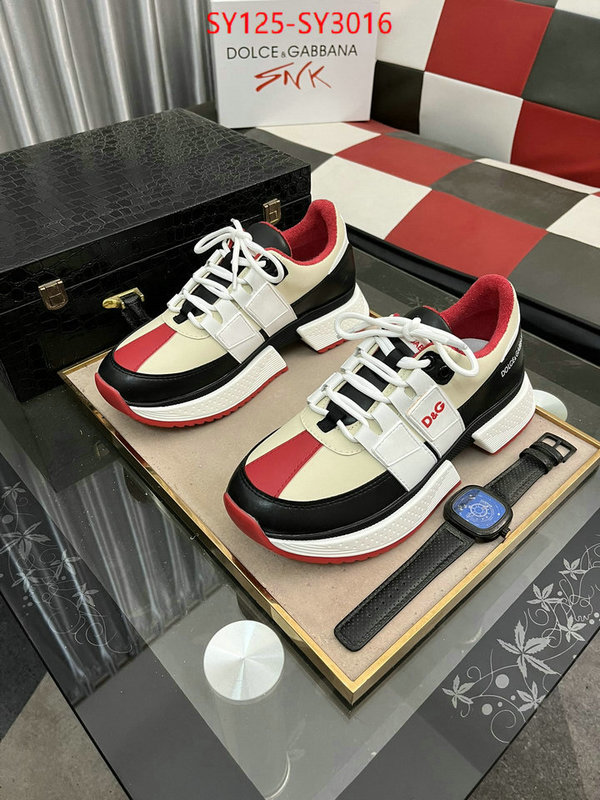 Men Shoes-DG buy 2023 replica ID: SY3016 $: 125USD