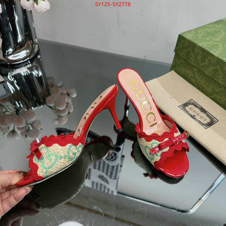 Women Shoes-Gucci replica 2023 perfect luxury ID: SY2778 $: 125USD