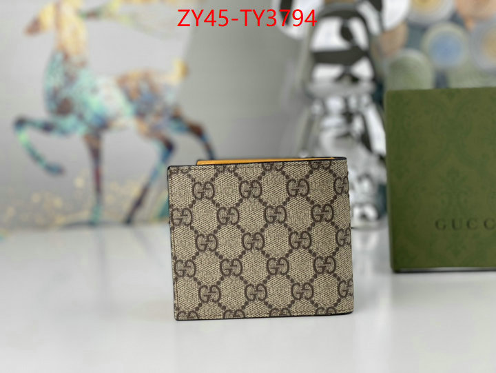 Gucci Bags(4A)-Wallet- buy best quality replica ID: TY3794 $: 45USD