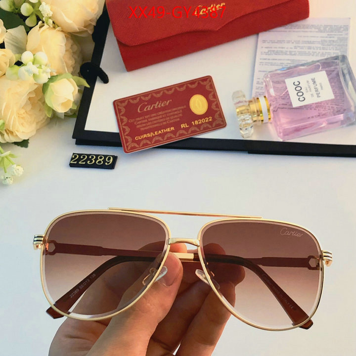 Glasses-Cartier where can i buy the best 1:1 original ID: GY4387 $: 49USD