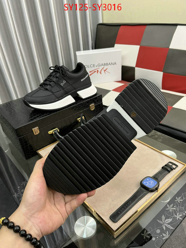 Men Shoes-DG buy 2023 replica ID: SY3016 $: 125USD