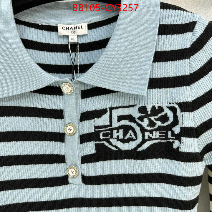 Clothing-Chanel for sale online ID: CY3257 $: 105USD