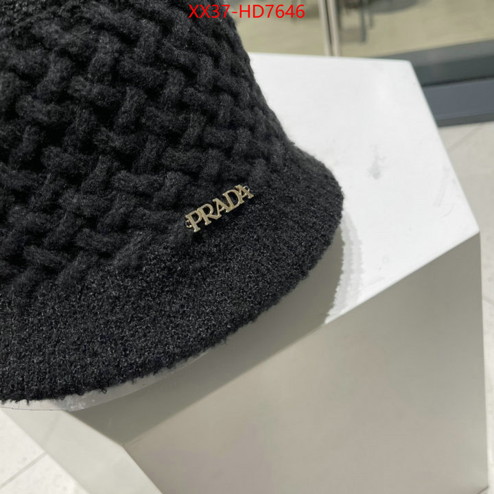 Cap (Hat)-Prada mirror copy luxury ID: HD7646 $: 37USD