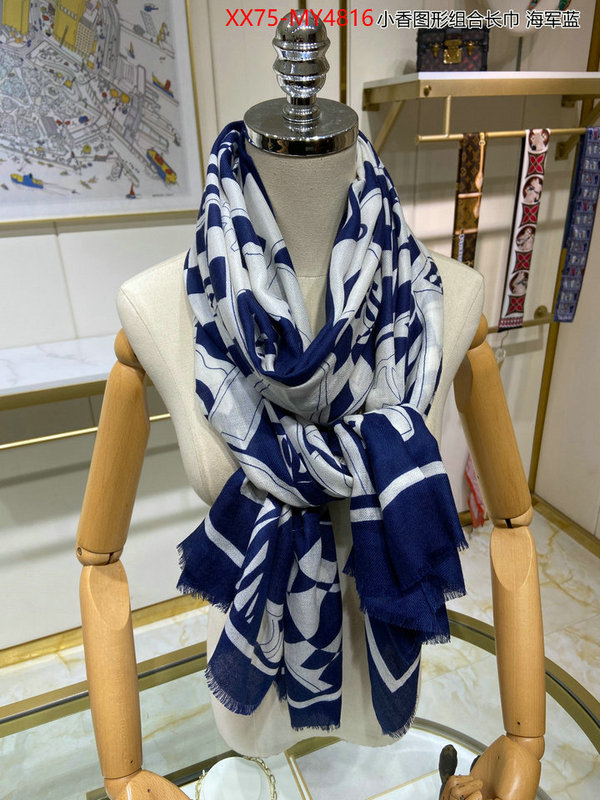 Scarf-Chanel buy cheap replica ID: MY4816 $: 75USD