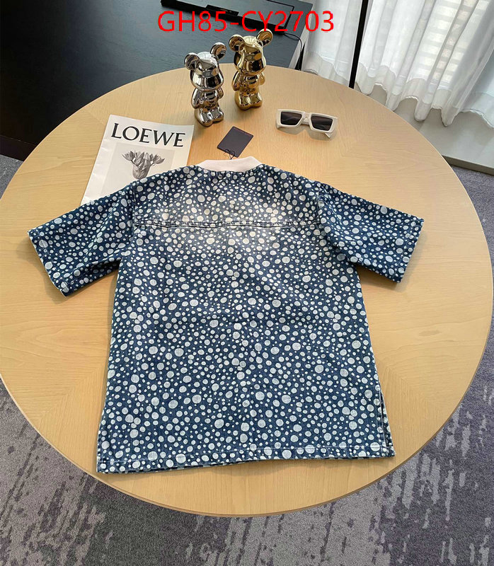 Clothing-LV best website for replica ID: CY2703 $: 85USD