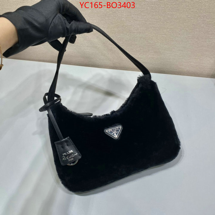 Prada Bags (TOP)-Re-Edition 2005 new designer replica ID: BO3403 $: 165USD