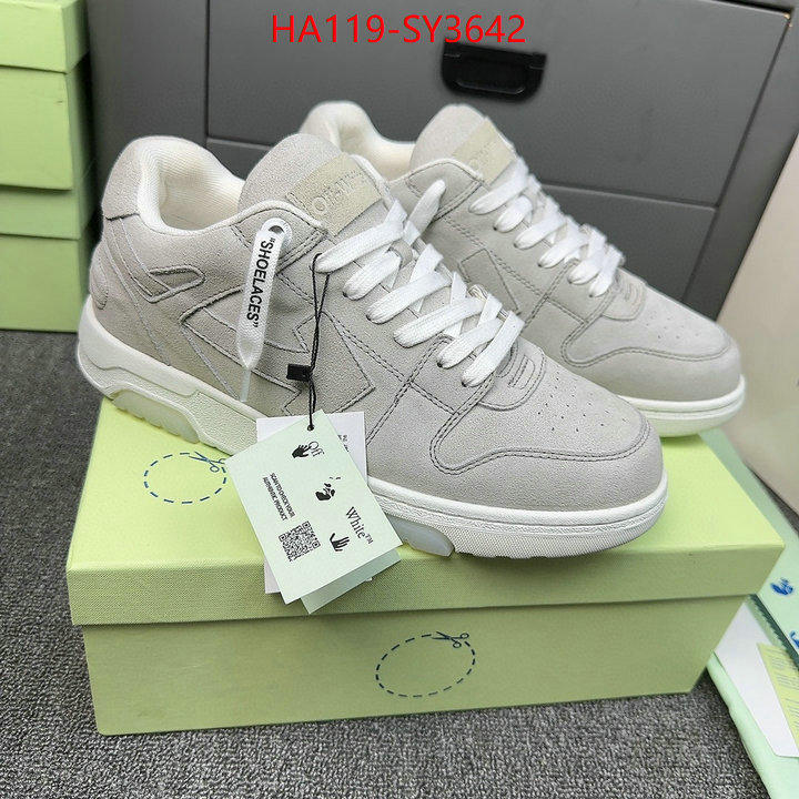 Men Shoes-Offwhite best replica 1:1 ID: SY3642 $: 119USD