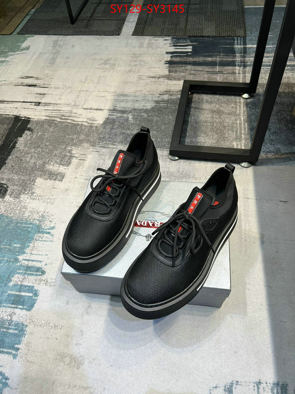 Men shoes-Prada outlet sale store ID: SY3145 $: 129USD