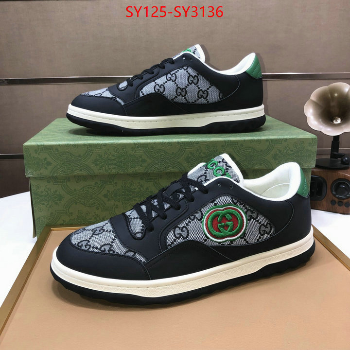 Men Shoes-Gucci find replica ID: SY3136 $: 125USD