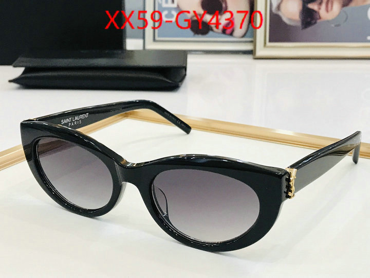 Glasses-YSL brand designer replica ID: GY4370 $: 59USD