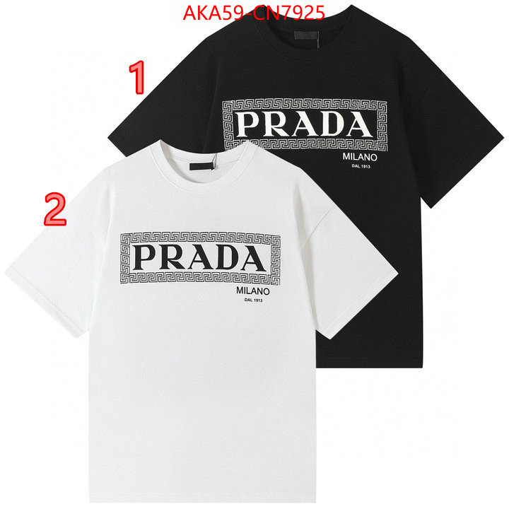 Clothing-Prada high quality designer replica ID: CN7925 $: 59USD