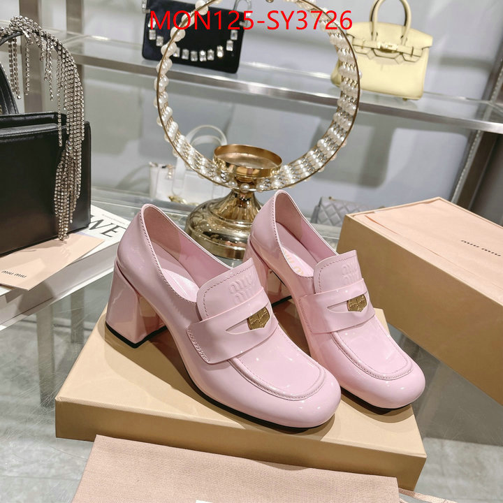 Women Shoes-Miu Miu high ID: SY3726 $: 125USD