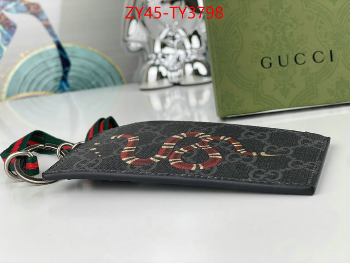 Gucci Bags(4A)-Wallet- new designer replica ID: TY3798 $: 45USD