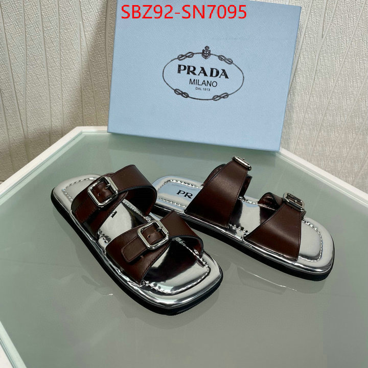 Women Shoes-Prada designer high replica ID: SN7095 $: 92USD