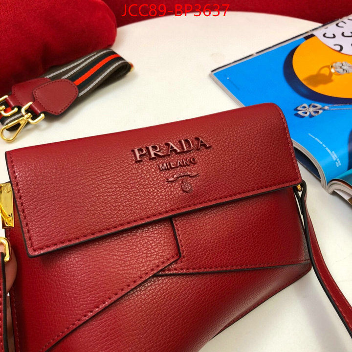 Prada Bags (4A)-Diagonal- 1:1 replica ID: BP3637 $: 89USD