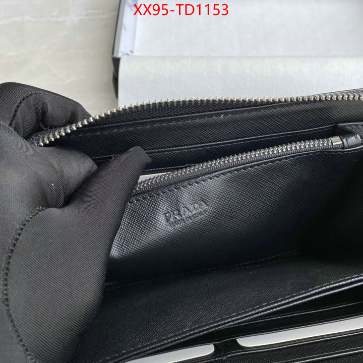 Prada Bags (TOP)-Wallet 2023 aaaaa replica 1st copy ID: TD1153 $: 95USD