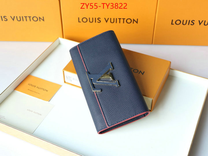 LV Bags(4A)-Wallet buying replica ID: TY3822 $: 55USD