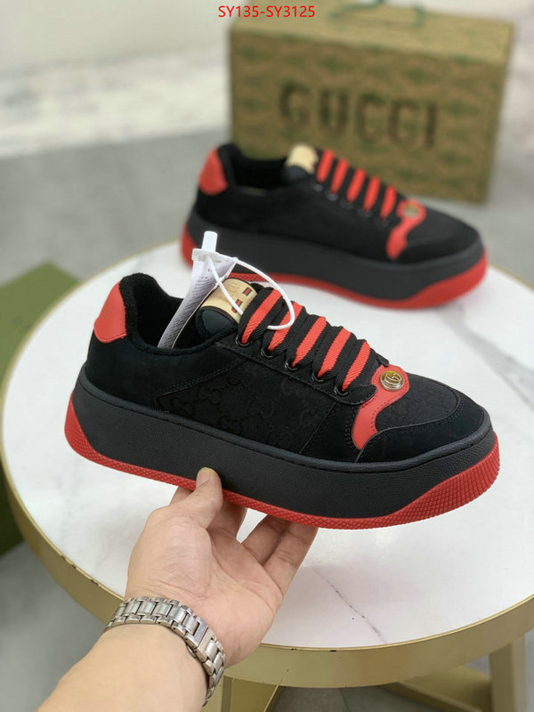 Men Shoes-Gucci new designer replica ID: SY3125 $: 135USD