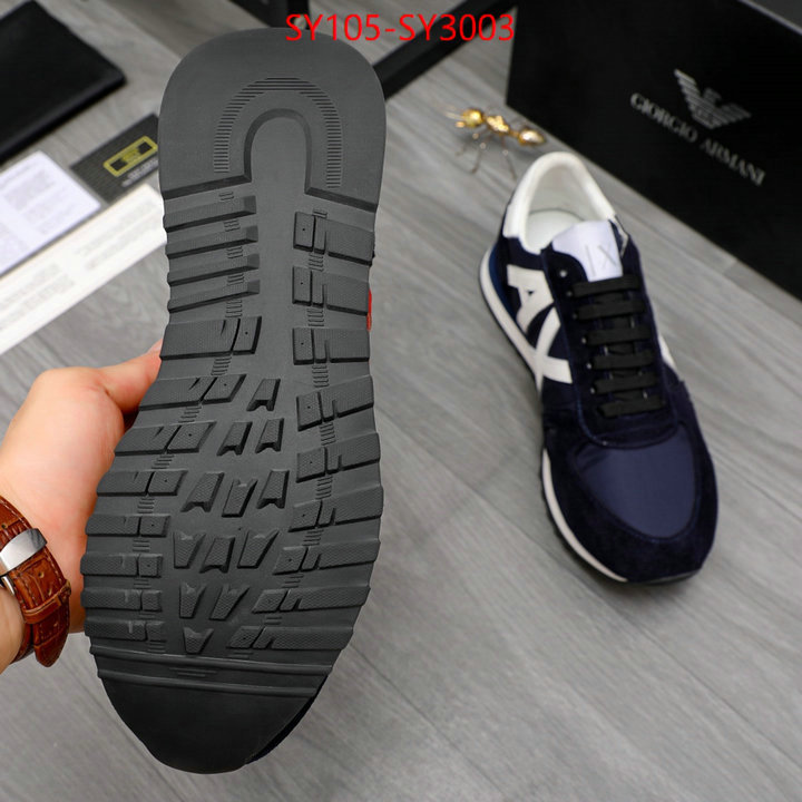 Men shoes-Armani first copy ID: SY3003 $: 105USD