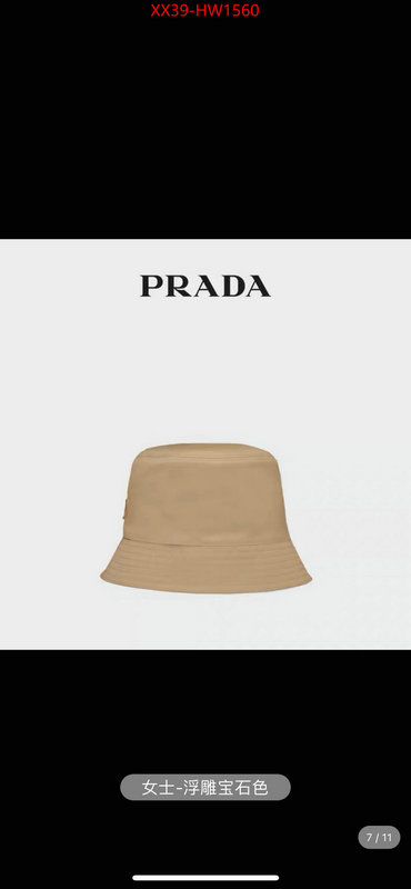 Cap (Hat)-Prada replica for cheap ID: HW1560 $: 39USD