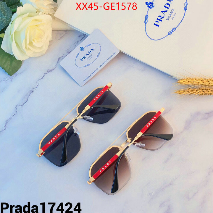 Glasses-Prada wholesale replica shop ID: GE1578 $: 45USD