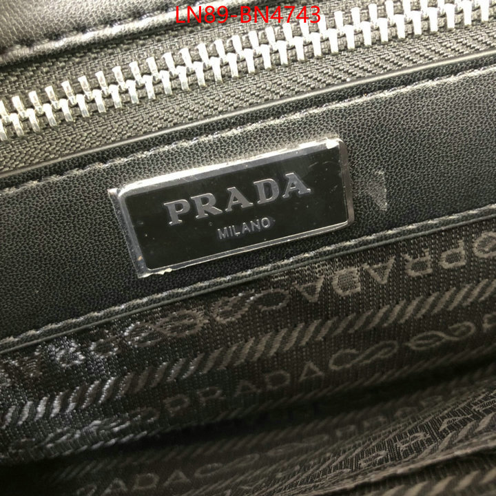 Prada Bags (4A)-Handbag- fake ID: BN4743 $: 89USD