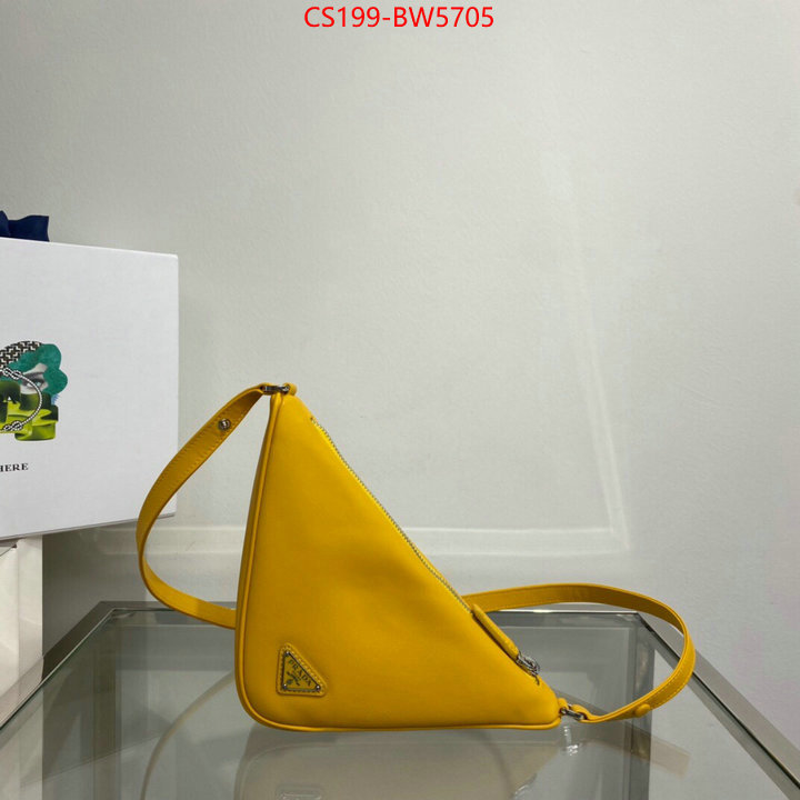 Prada Bags (TOP)-Triangle buy high-quality fake ID: BW5705 $: 199USD