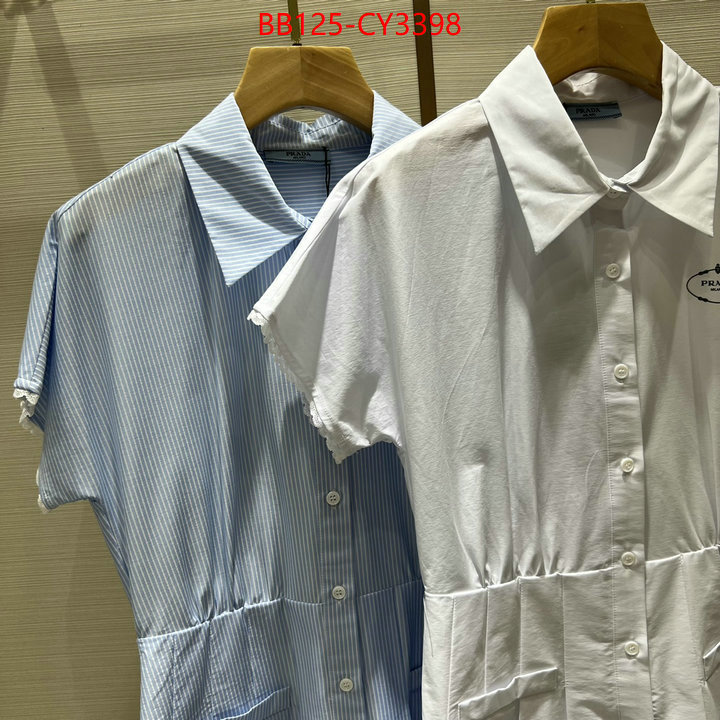 Clothing-Prada where to buy replicas ID: CY3398 $: 125USD