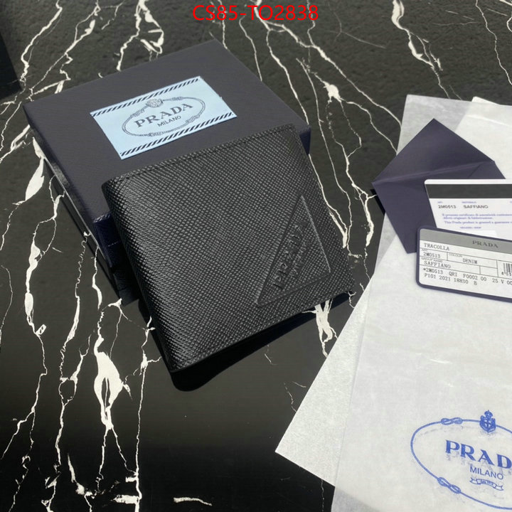Prada Bags (TOP)-Wallet how quality ID: TO2838 $: 85USD