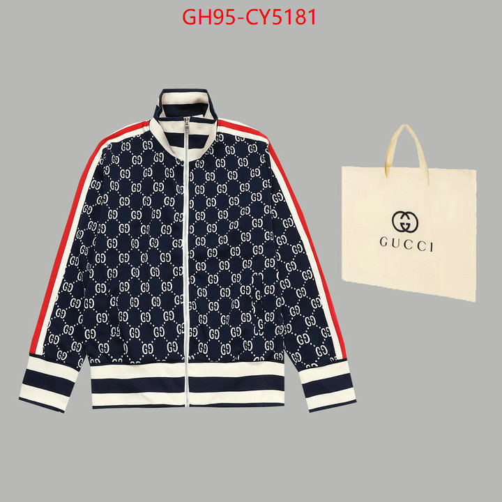 Clothing-Gucci wholesale designer shop ID: CY5181 $: 95USD