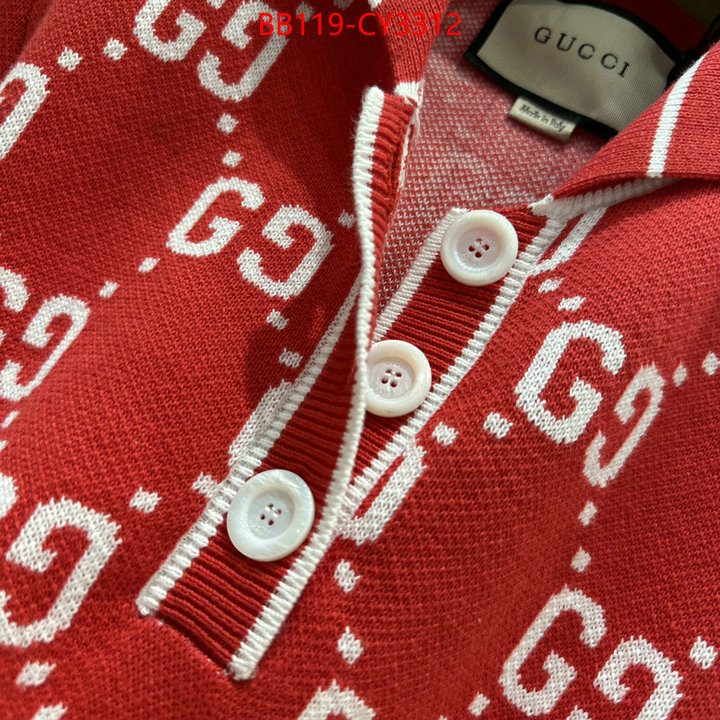 Clothing-Gucci buy luxury 2023 ID: CY3312 $: 119USD