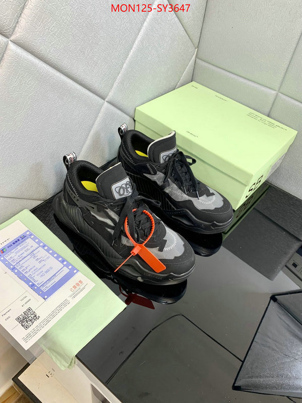 Men Shoes-Offwhite where to find best ID: SY3647 $: 125USD