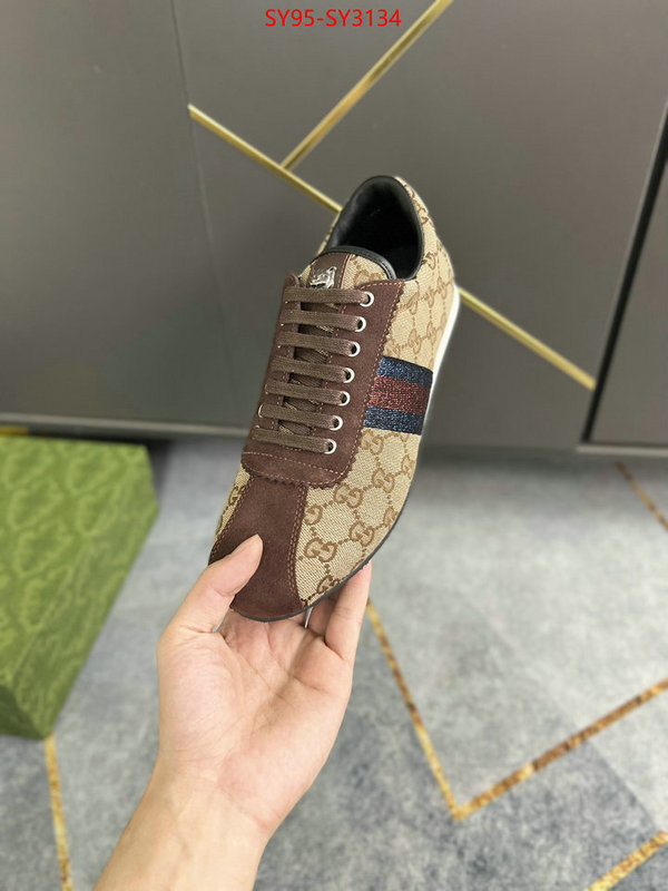 Men Shoes-Gucci what is aaaaa quality ID: SY3134 $: 95USD